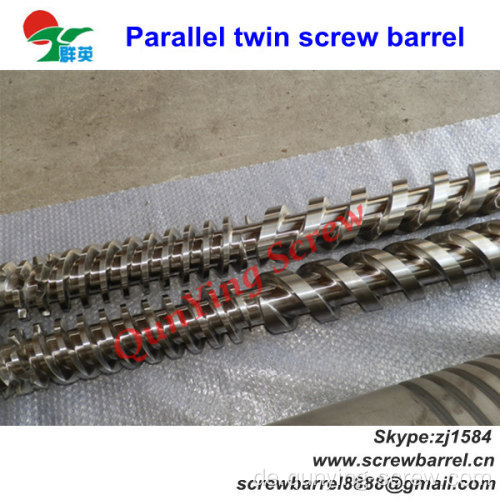 Parallel-Twin-Schraube und Fass